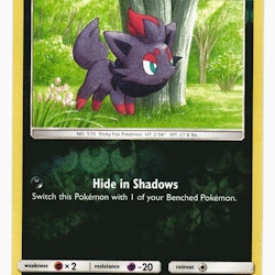 Zorua Reverse Holo Common 90/181 Team Up Pokemon