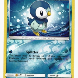 Piplup Common Reverse Holo 31/156 Ultra Prism Pokemon
