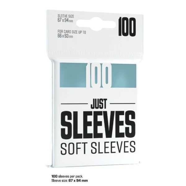 Just Sleeves: Soft Sleeves Clear (100) (GameGenic)