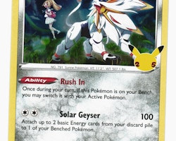 Solgaleo Rare Holo 021/025 Celebrations Pokemon