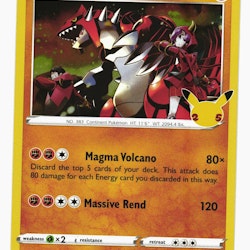 Groudon Rare Holo 017/025 Celebrations Pokemon