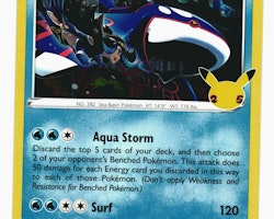 Kyogre Rare Holo 003/025 Celebrations Pokemon