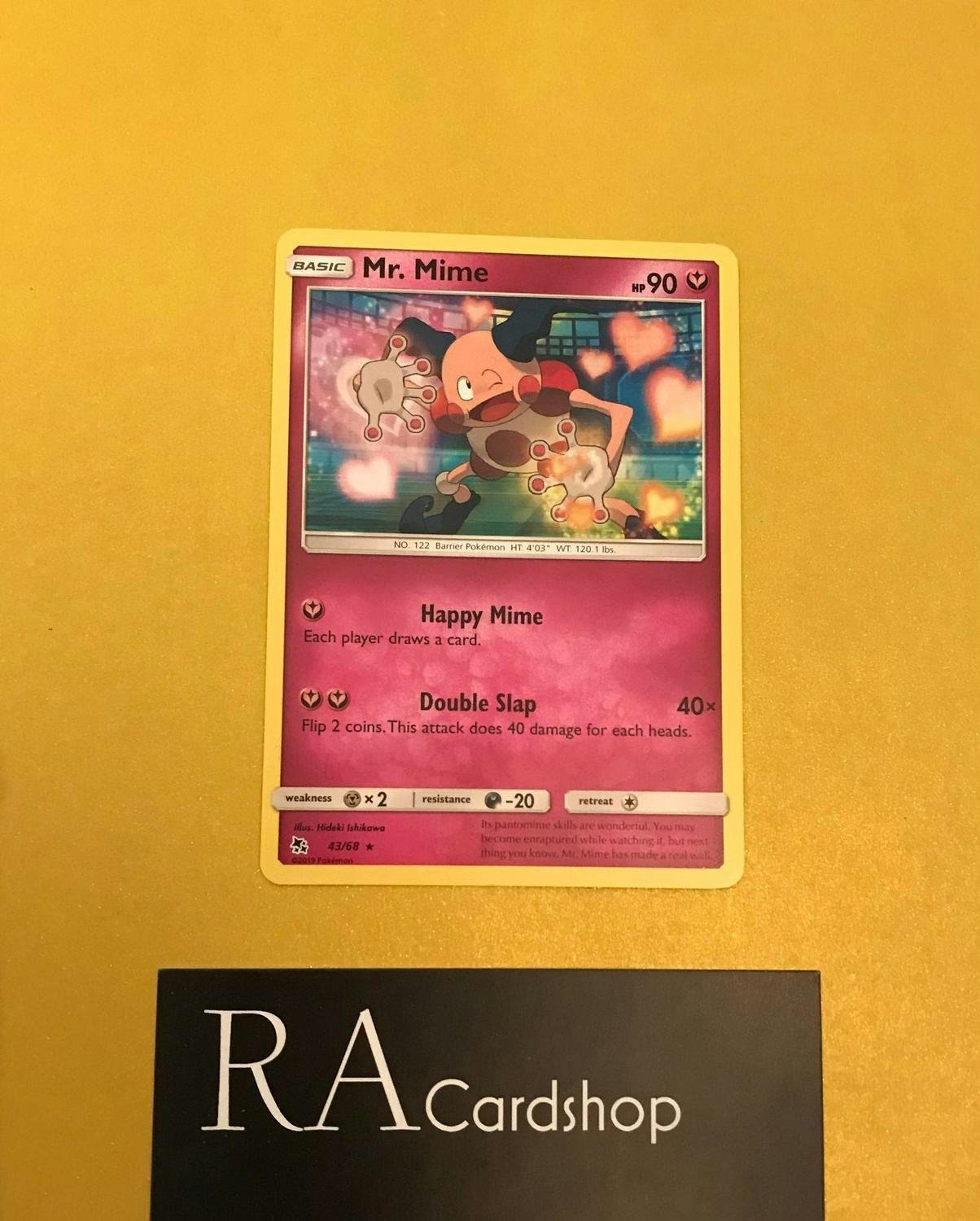 Mr. Mime Rare 43/68 Hidden Fates Pokemon