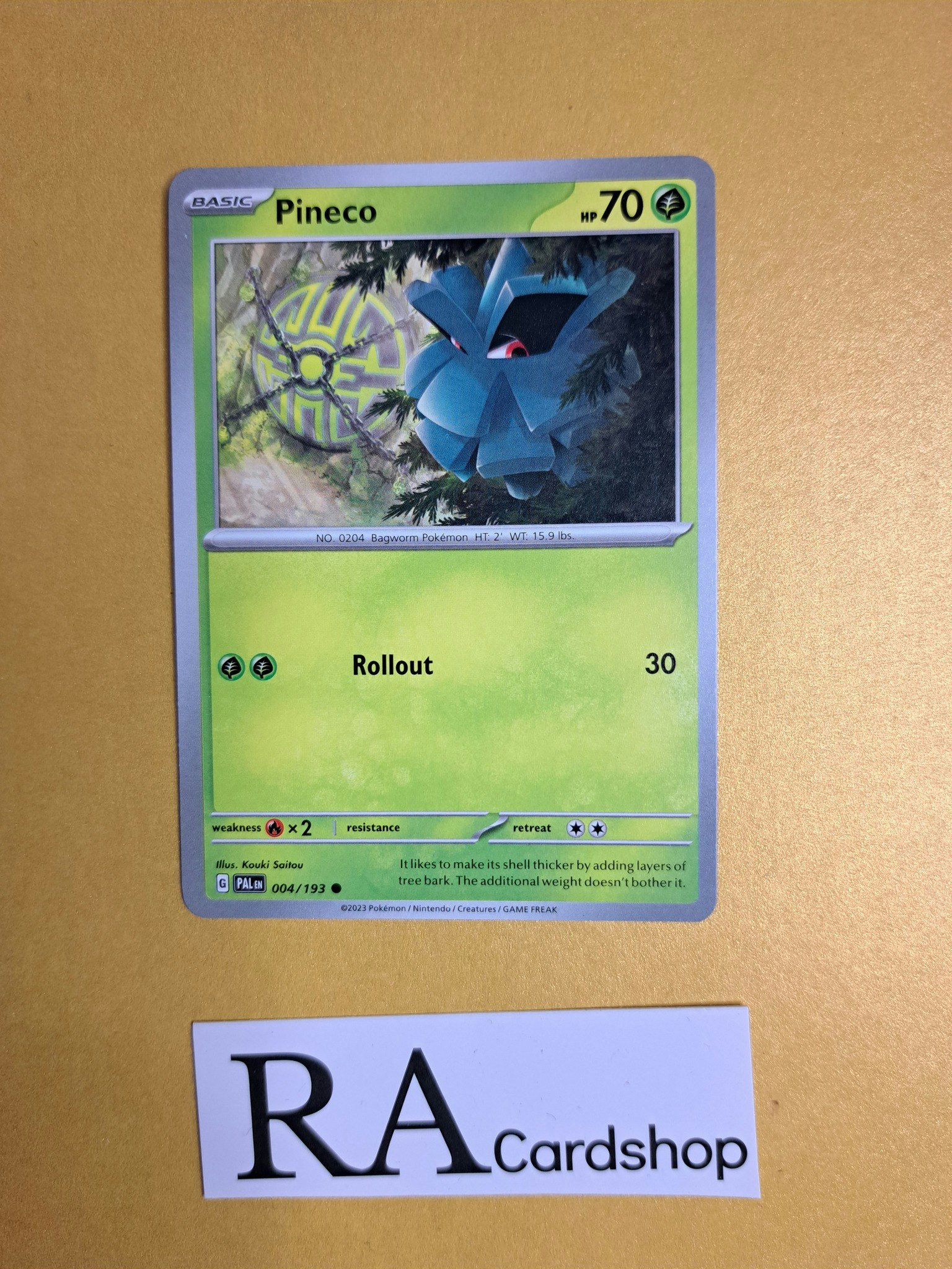 Pineco Common 004/193 Paldea Evolved Pokemon