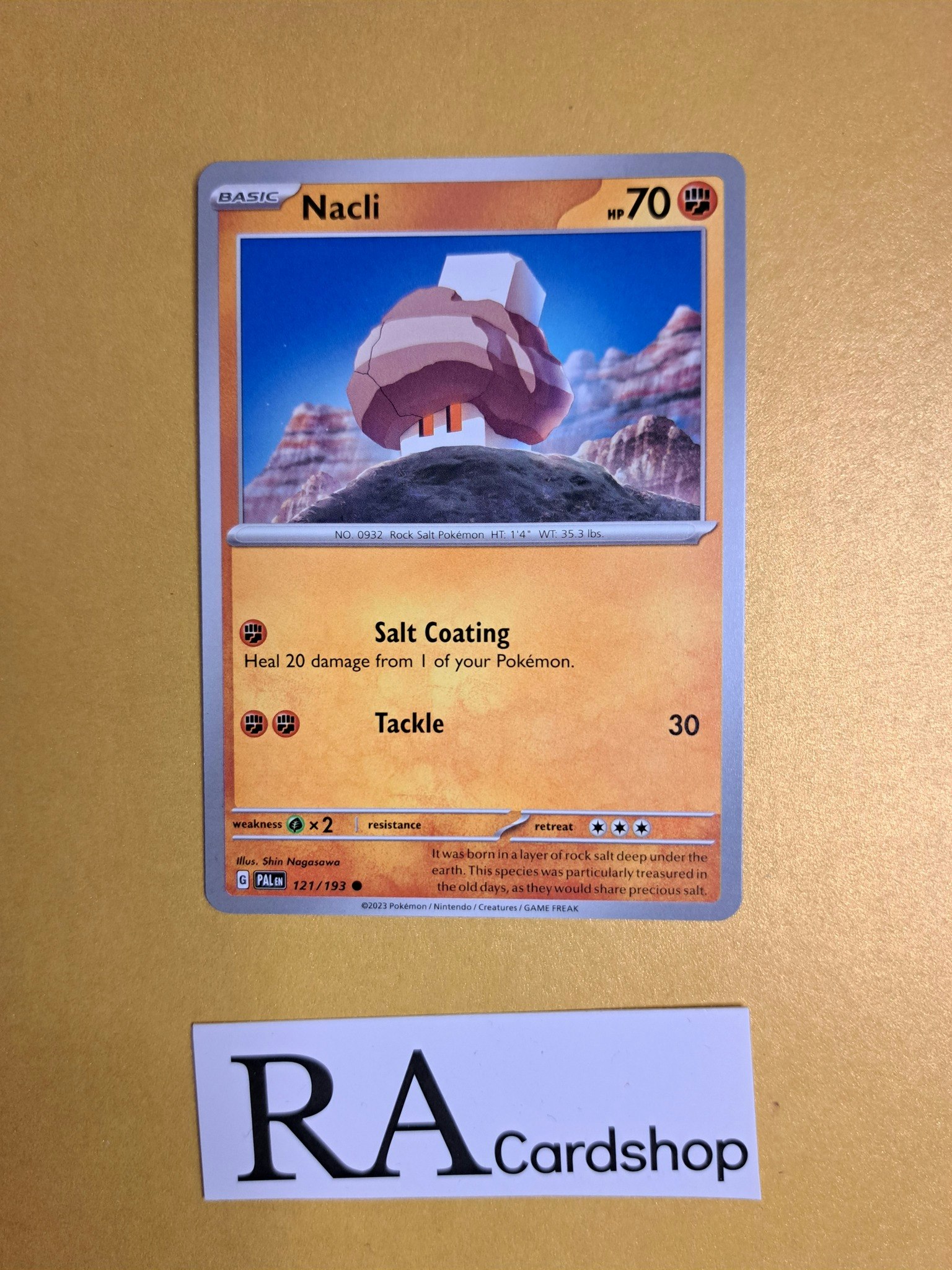 Nacli Common 121/193 Paldea Evolved Pokemon