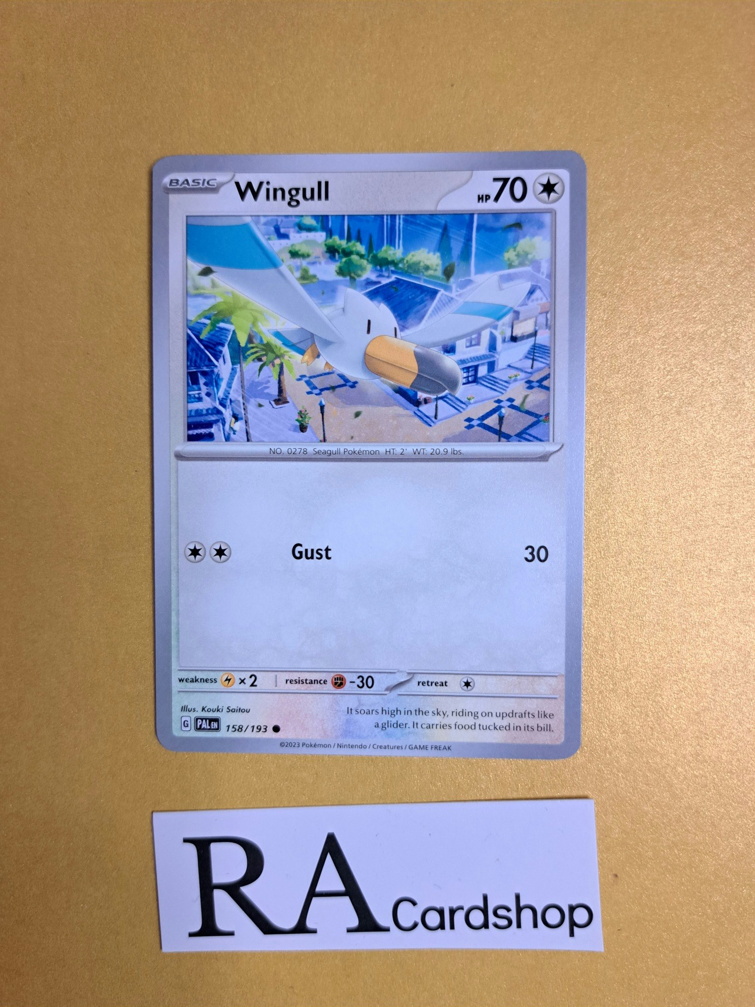 Wingull Common 158/193 Paldea Evolved Pokemon