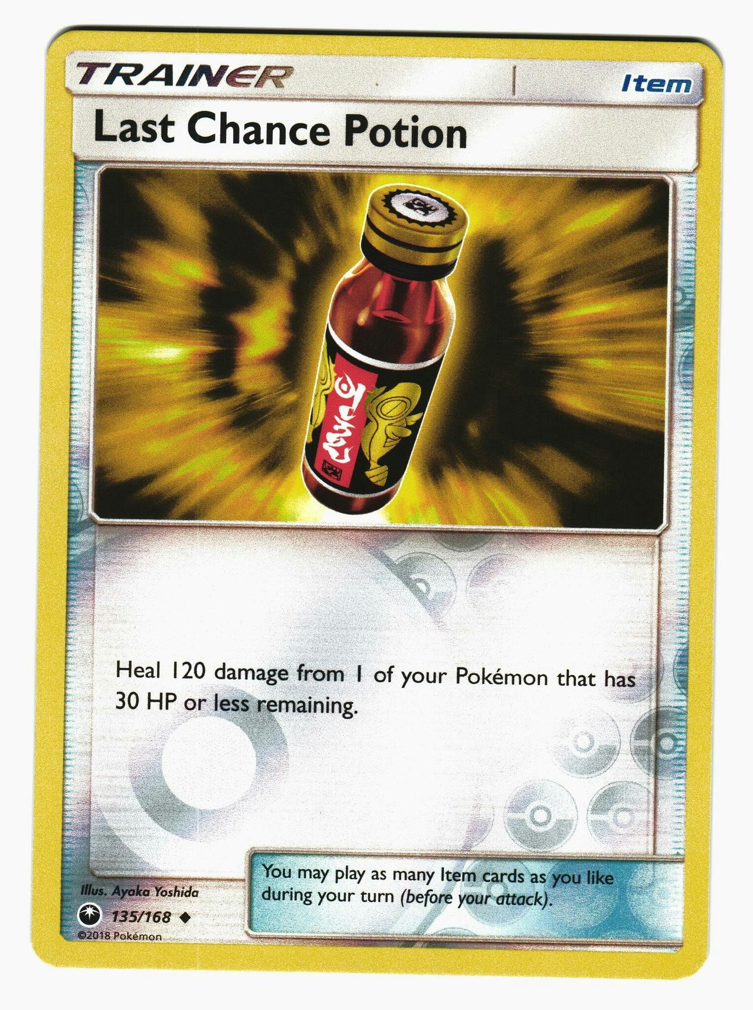 Last Chance Potion Uncommon Reverse Holo 135/168 Celestial Storm Pokemon