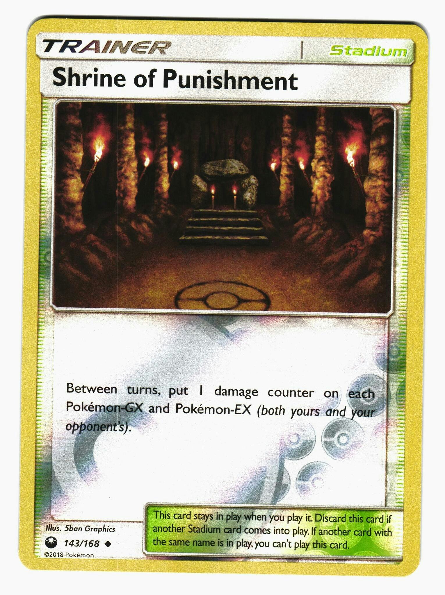 Shrine of Punishment Uncommon Reverse Holo 143/168 Celestial Storm Pokemon