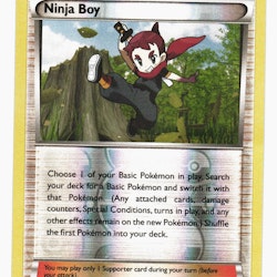 Ninja Boy Uncommon Reverse Holo 103/114 Steam Siege Pokemon