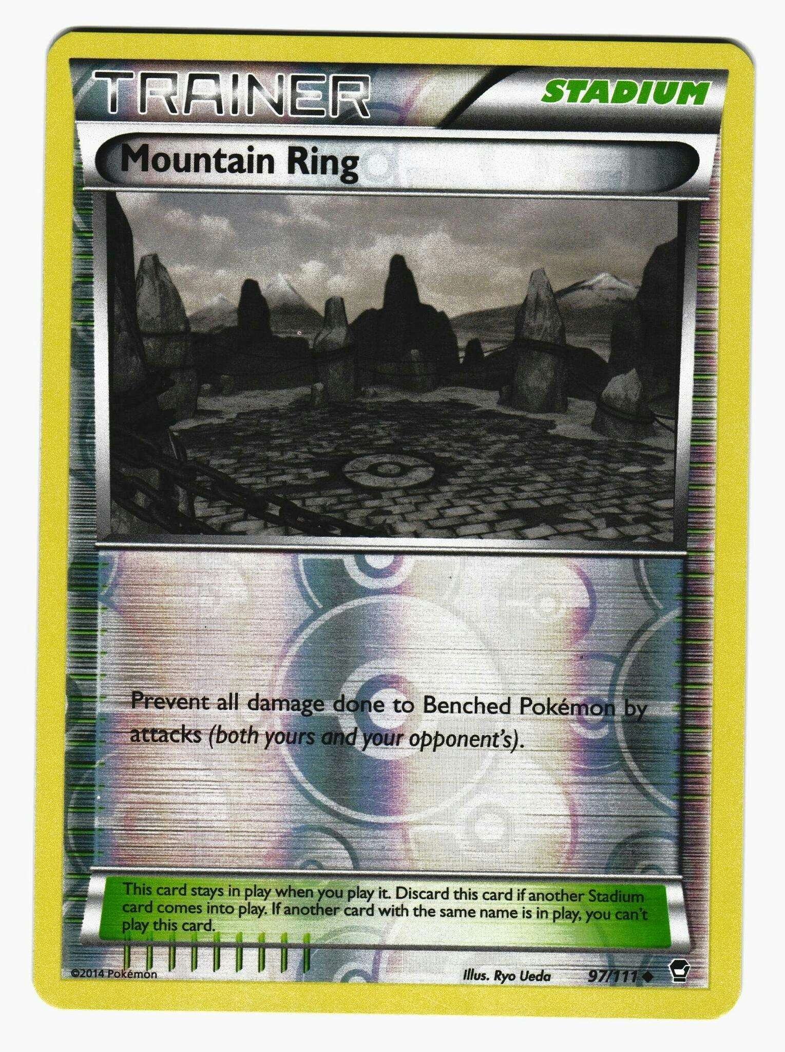 Mountain Ring Reverse Holo Uncommon 97/111 Furious Fists Pokemon