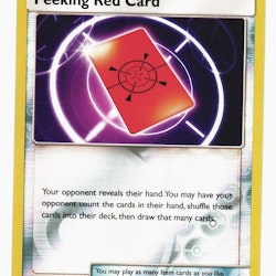 Peeking Red Card Reverse Holo Uncommon 97/111 Crimson Invasion Pokemon