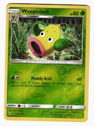 Weepinbell Reverse Holo Uncommon 2/145 Guardians Rising Pokemon