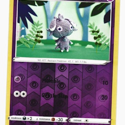 Espurr Reverse Holo Common 081/195 Silver Tempest Pokemon