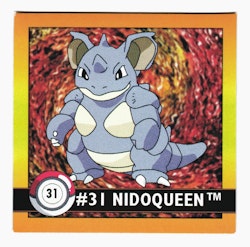 Nidoqueen #31 Stickers 1999 Series 1 Pokemon