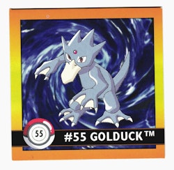 Golduck #55 Stickers 1999 Series 1 Pokemon