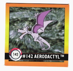 Aerodactyl #142 Stickers 1999 Series 1 Pokemon