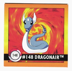 Dragonair #148 Stickers 1999 Series 1 Pokemon