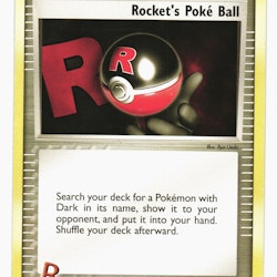 Rockets Poke Ball Uncommon 89/109 EX Team Rocket Returns Pokemon