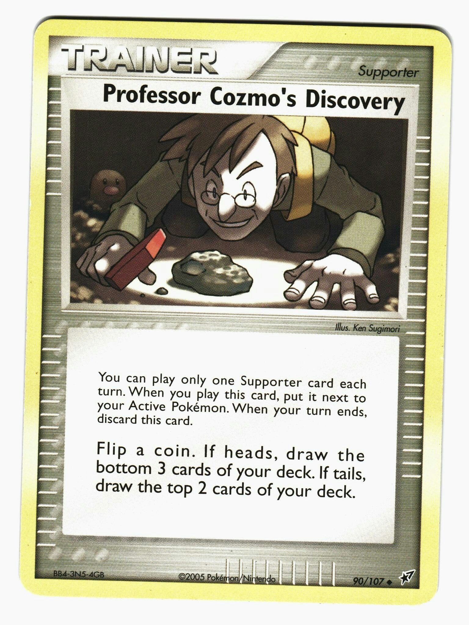 Professor Cozmos Discovery Uncommon 90/107 EX Deoxys Pokemon