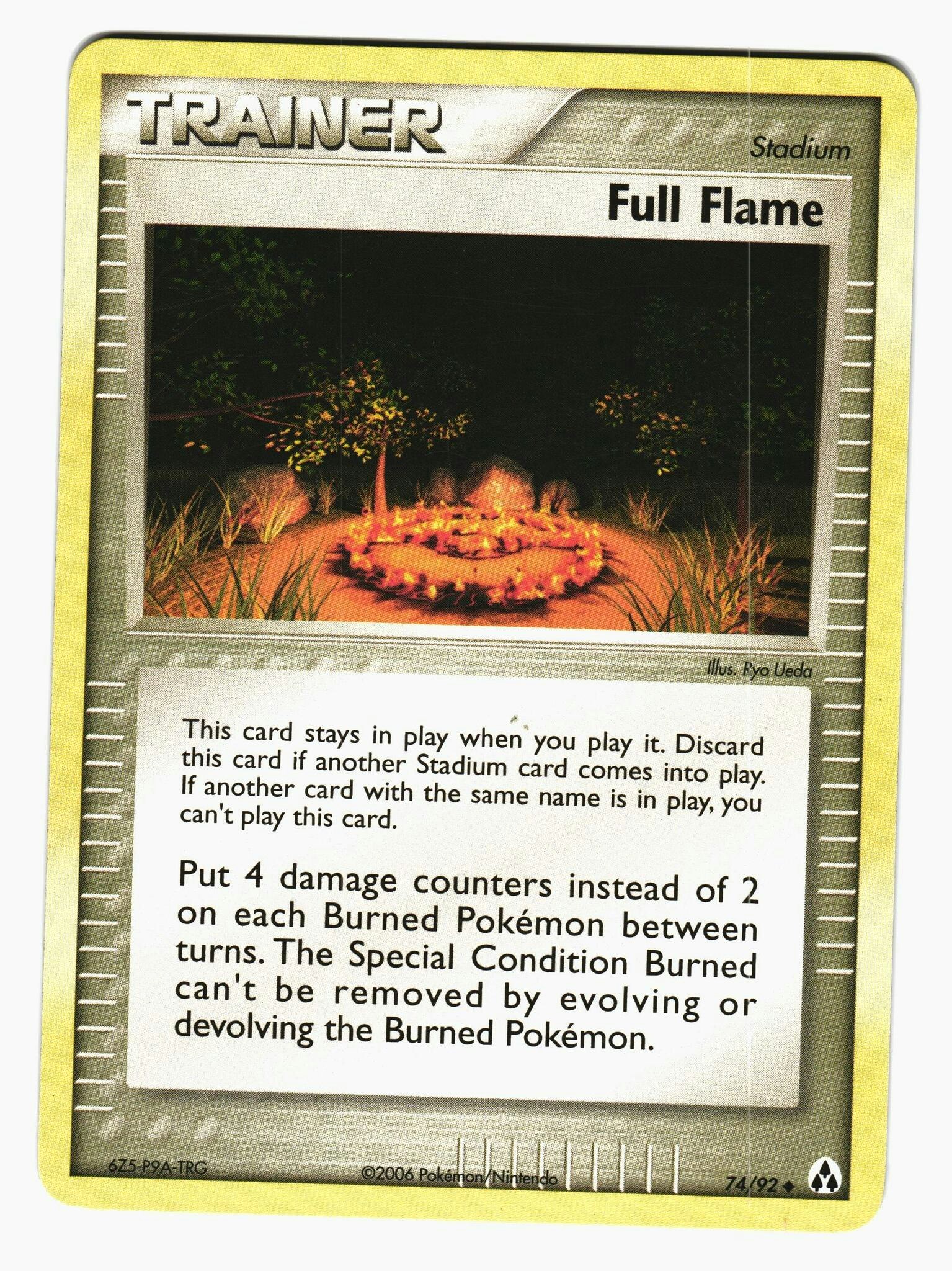 Full Flame Uncommon 74/92 Ex Legend Maker Pokemon