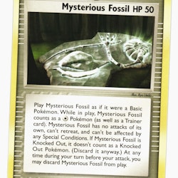 Mysterious Fossil Hp 40 Uncommon 79/92 Ex Legend Maker Pokemon