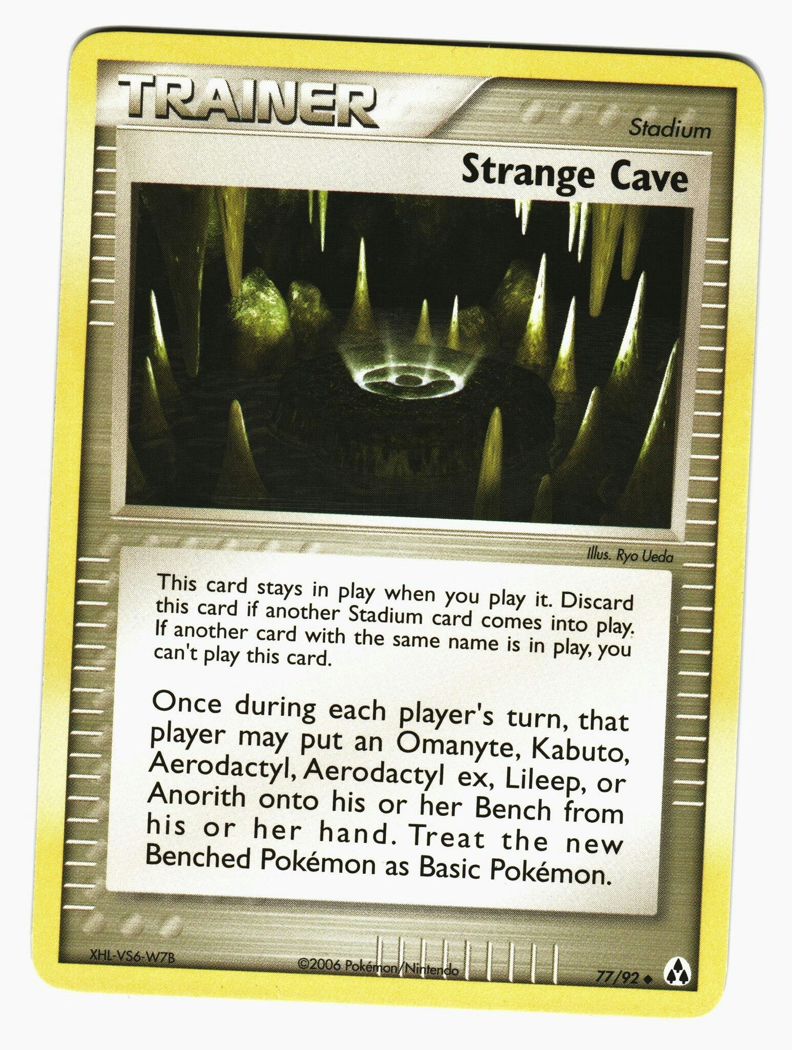 Strange Cave Uncommon 77/92 Ex Legend Maker Pokemon