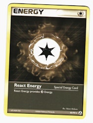 React Energy Uncommon 82/92 Ex Legend Maker Pokemon