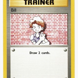 Bill Common 91/102 Base Set Pokemon