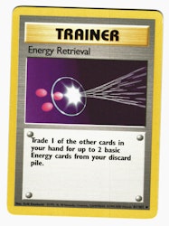 Energy Retrieval Uncommon 81/102 (2) Base Set Pokemon