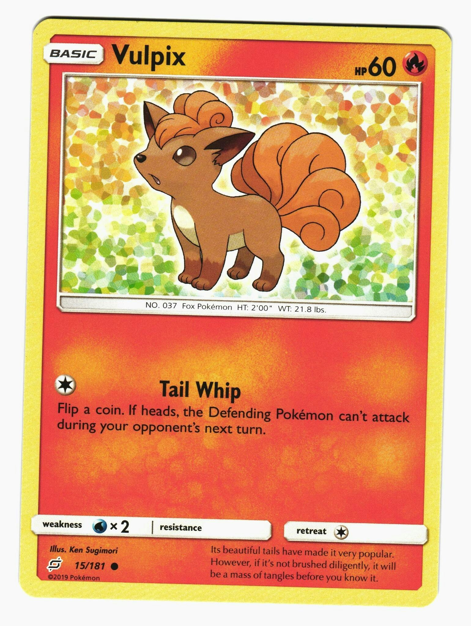 Vulpix Common 15/181 Team Up Pokemon