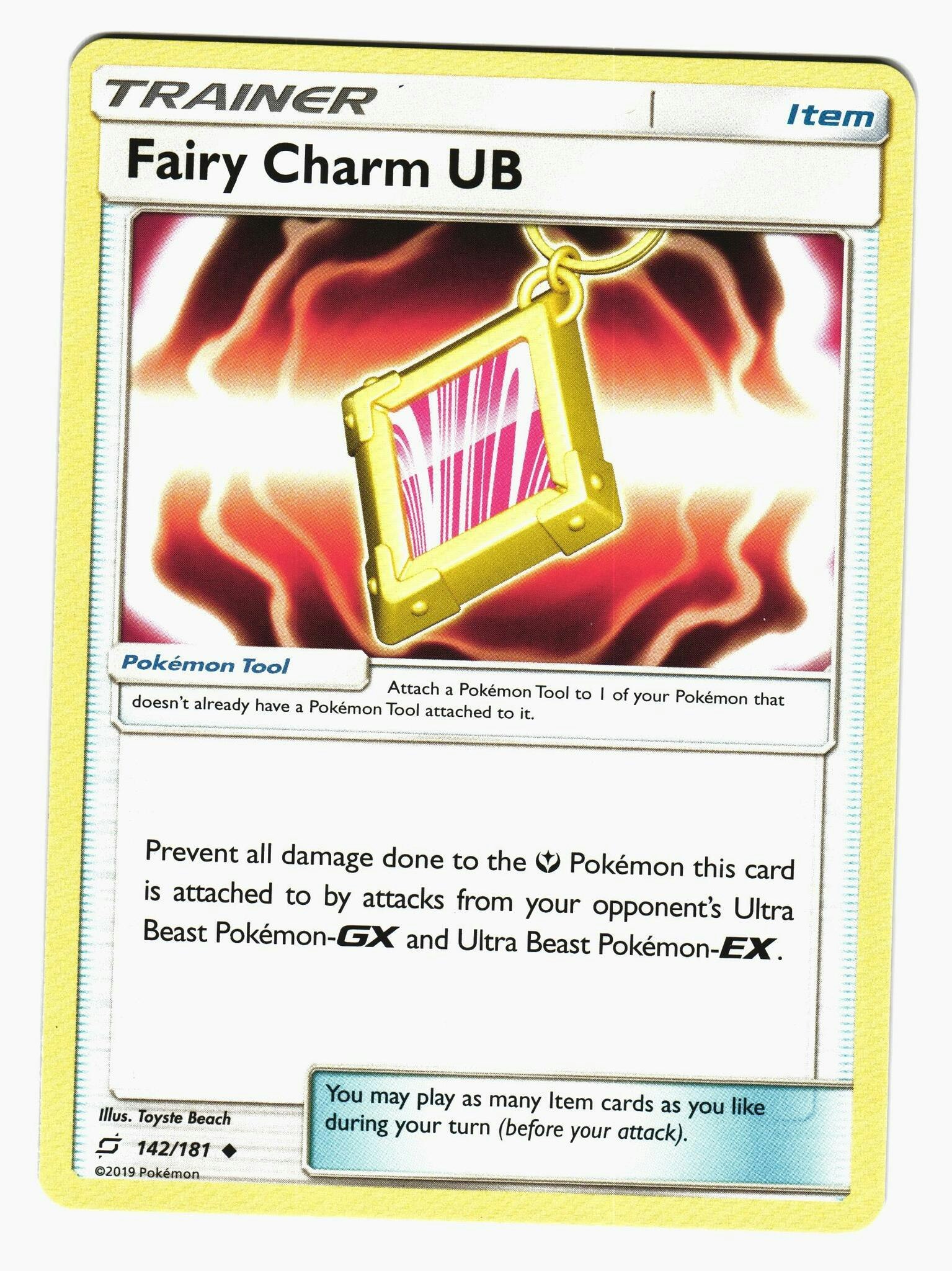 Fairy Charm UB Uncommon 142/181 Team Up Pokemon
