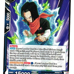 Android 17 Rebellious Will BT17-046 Uncommon Dragon Ball Ultimate Squad