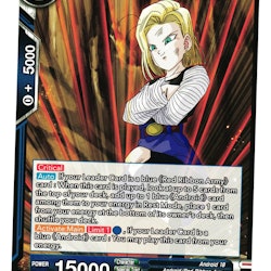 Android 18 Rebellious Will BT17-047 Uncommon Dragon Ball Ultimate Squad