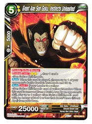 Great Ape Son Goku Instincts Unleashed Bt18-96 Rare Dawn Of The Z-Legends Dragon Ball