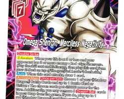 Omega Shenron Merciless Negativity Bt18-4 Uncommon Dawn Of The Z-Legends Dragon Ball