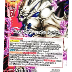 Omega Shenron Merciless Negativity Bt18-4 Uncommon Dawn Of The Z-Legends Dragon Ball