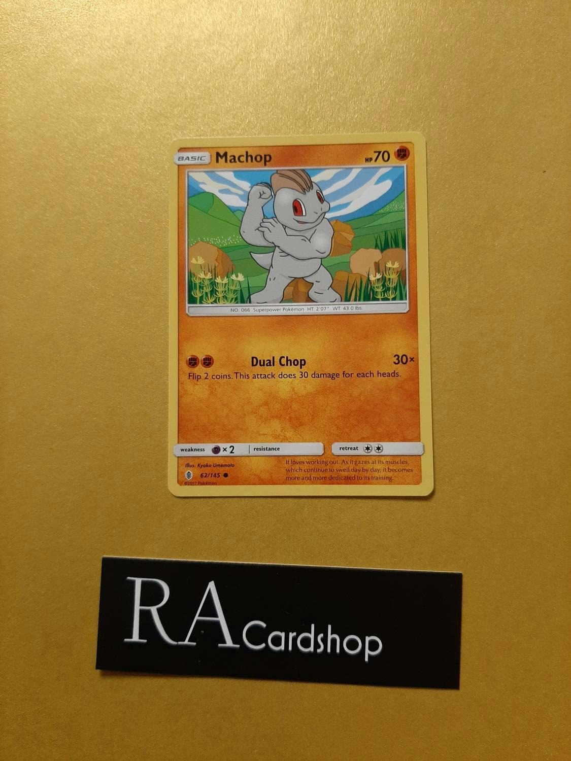 Machop Common 62/145 Guardians Rising Pokemon