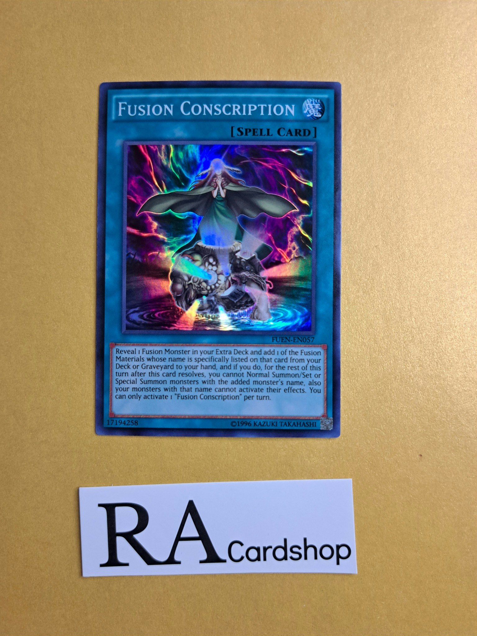 Fusion Conscription FUEN-EN057 Fusion Enforces Yu-Gi-Oh