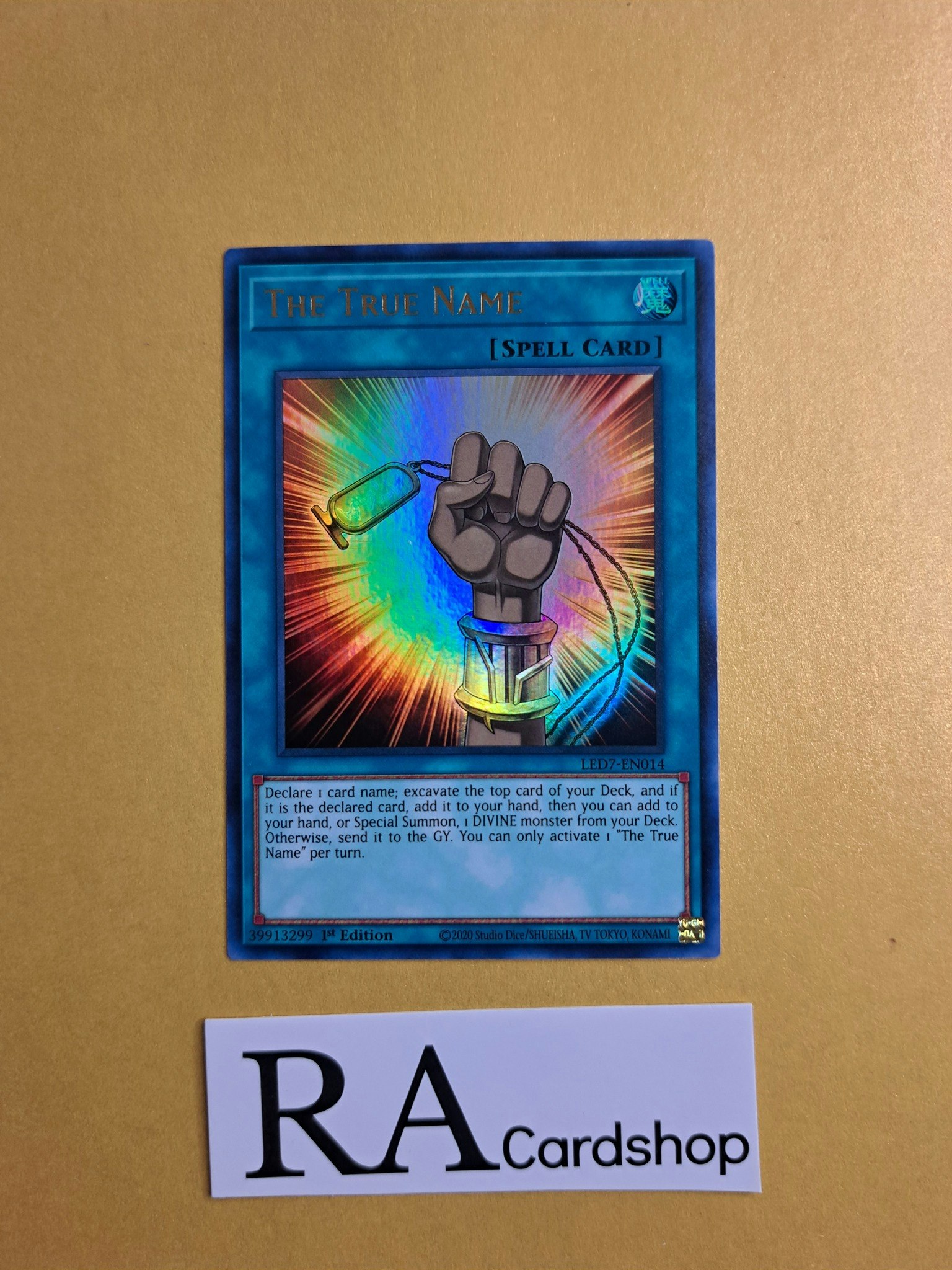 The True Name 1st EDITION LED7-EN014 Legendary Duelists: Rage of Ra Yu-Gi-Oh