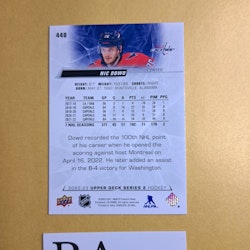 #440 Nic Dowd 2022-23 Upper Deck Series 2 Hockey