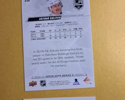 #336 Arthur Kaliyev 2022-23 Upper Deck Series 2 Hockey