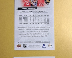 #325 Sergei Bobrovsky 2022-23 Upper Deck Series 2 Hockey