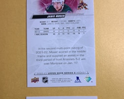 #261 Janis Moser 2022-23 Upper Deck Series 2 Hockey