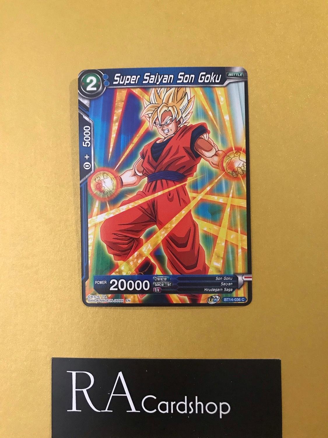 Super Saiyan Son Goku TB14-036 Common Cross Spirits Dragon Ball Super CCG