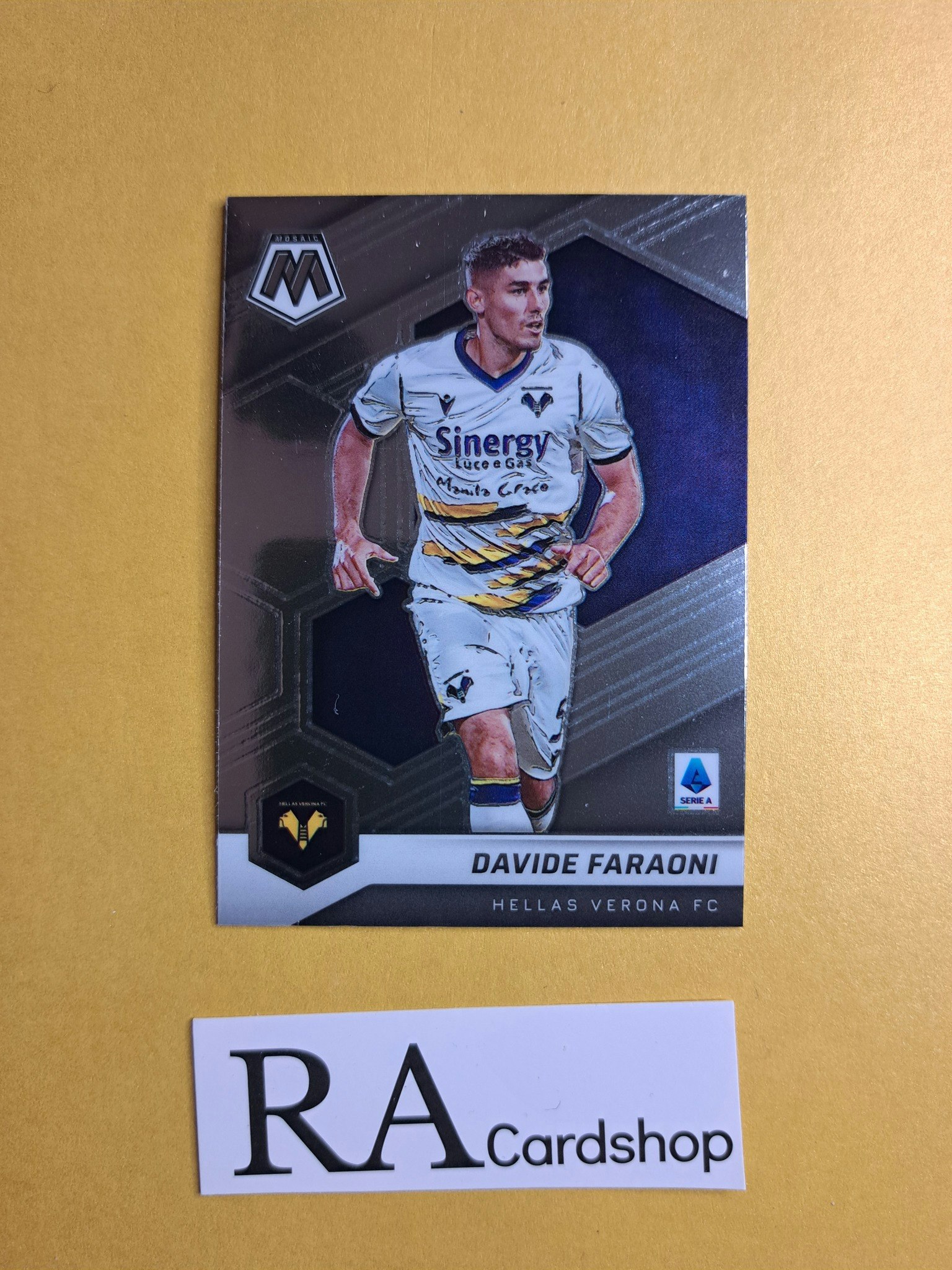#184 Davide Faraoni 2021-22 Panini Mosaic Serie A Soccer Fotboll