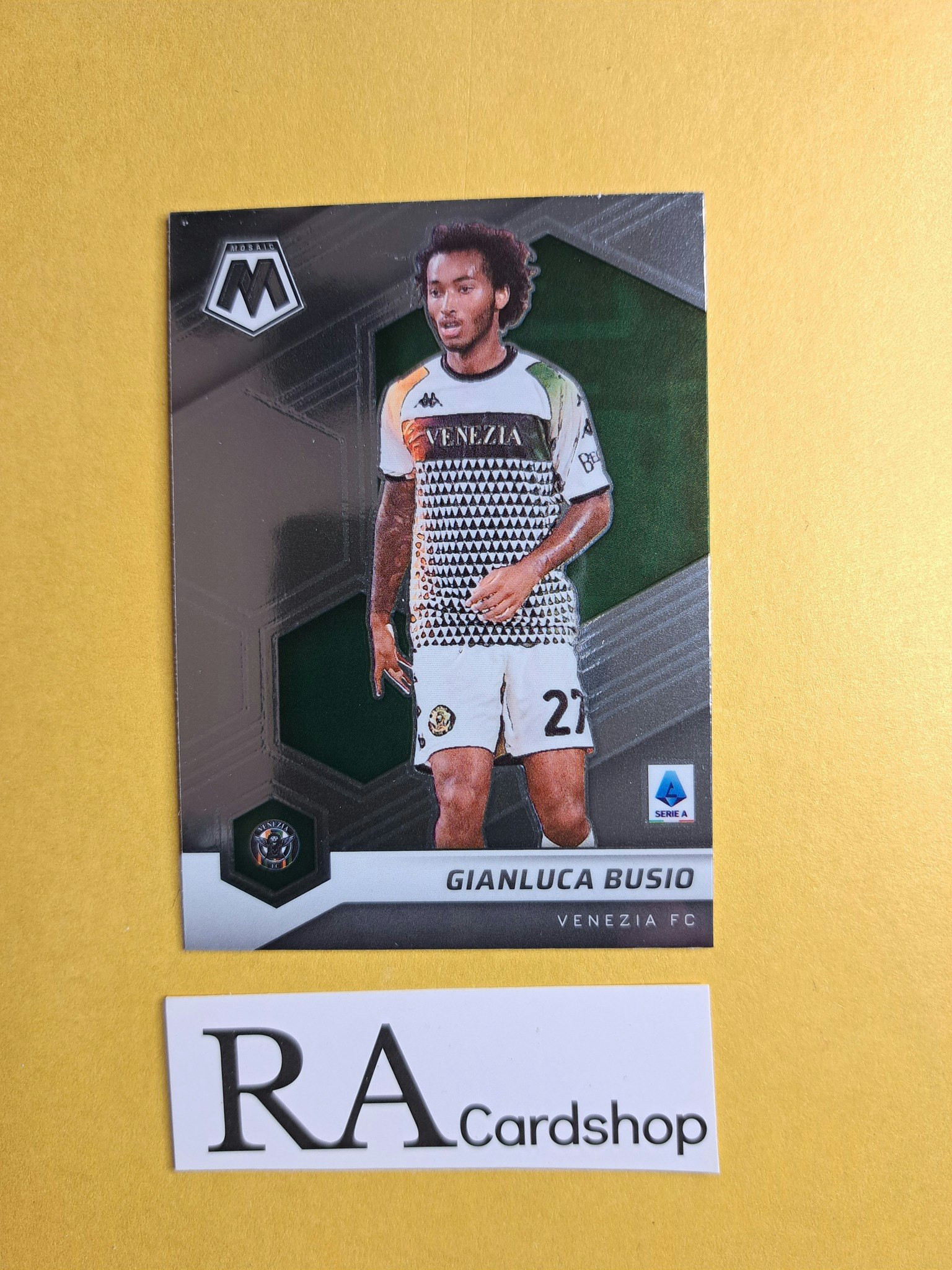#117 Gianluca Busio 2021-22 Panini Mosaic Serie A Soccer Fotboll