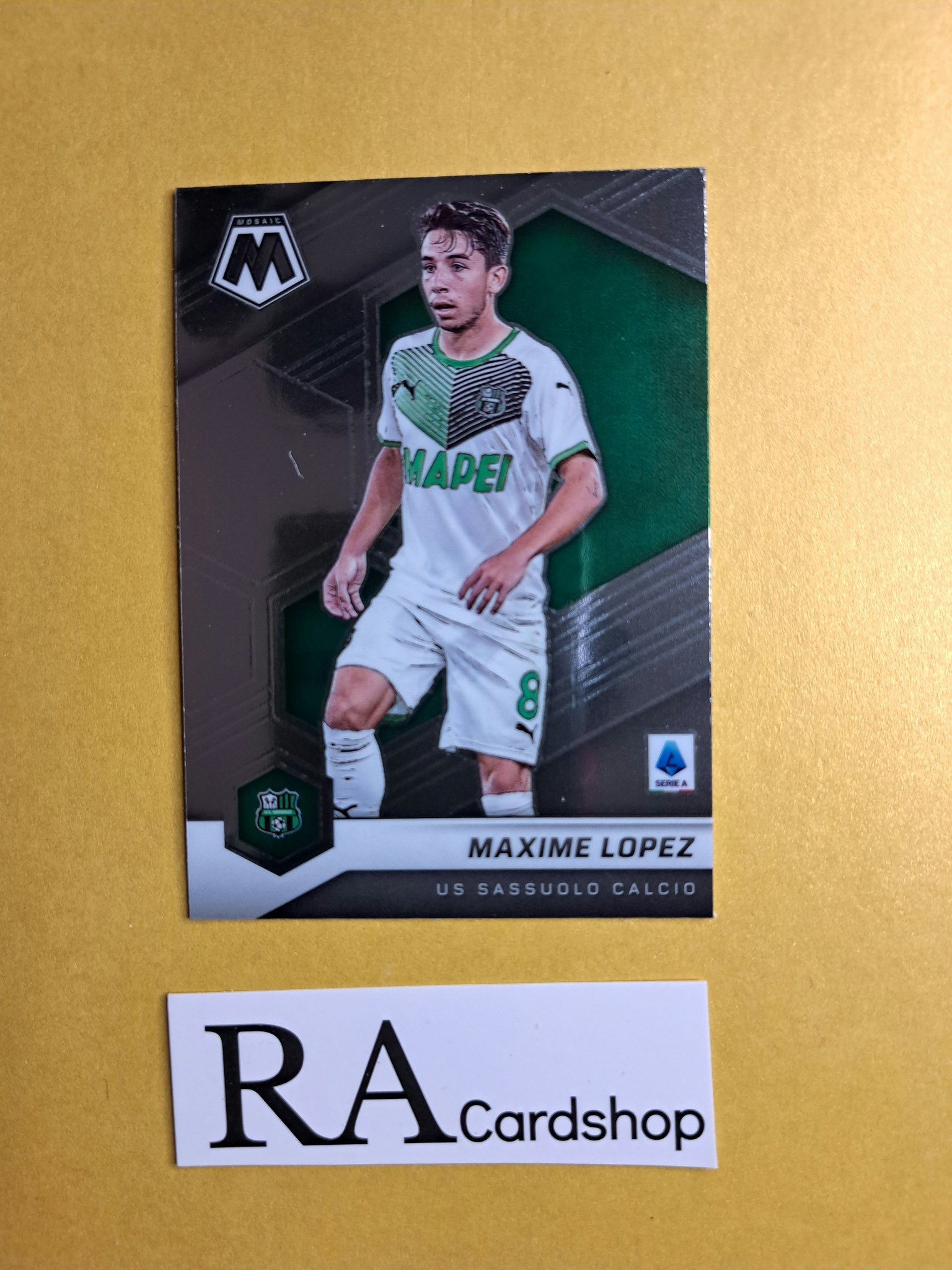 #104 Maxime Lopez 2021-22 Panini Mosaic Serie A Soccer Fotboll