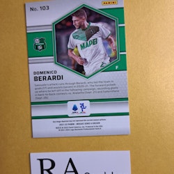 #103 Domenico Berardi 2021-22 Panini Mosaic Serie A Soccer Fotboll