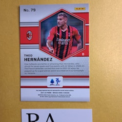 #79 Theo Hernandez 2021-22 Panini Mosaic Serie A Soccer Fotboll