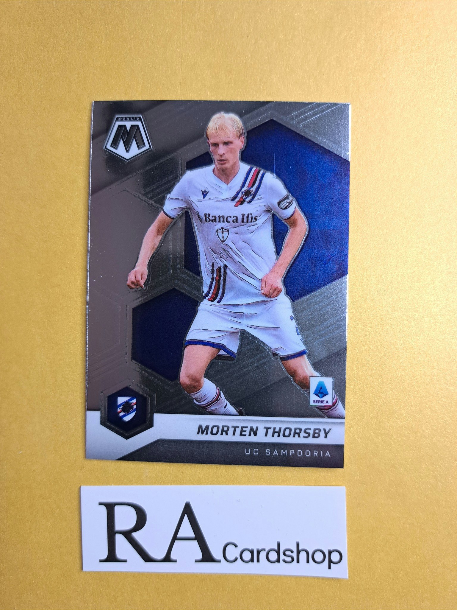 #69 Morten Thorsby 2021-22 Panini Mosaic Serie A Soccer Fotboll